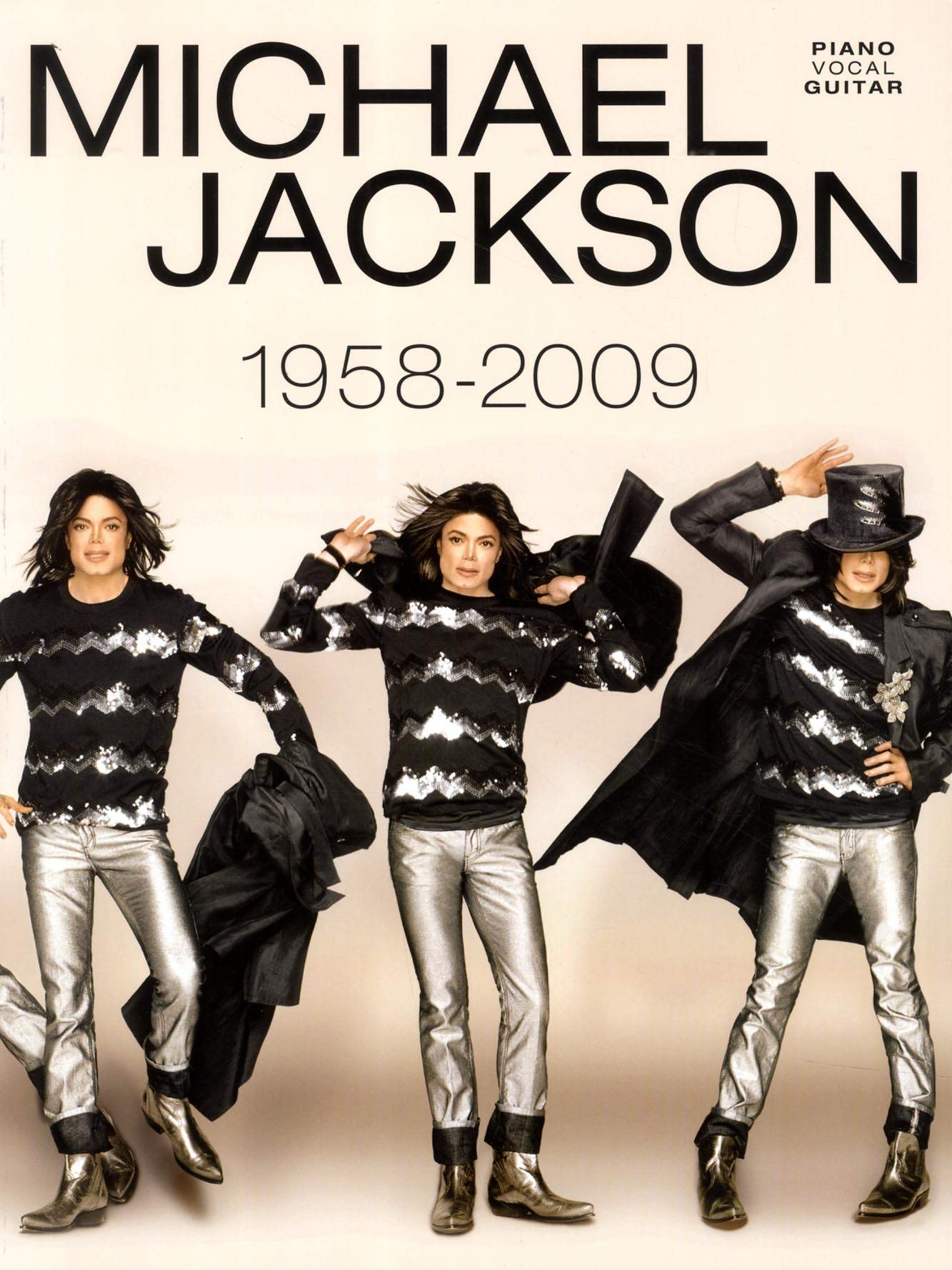 Michael Jackson: 1958 to 2009: piano/vocal/guitar Sheet Music