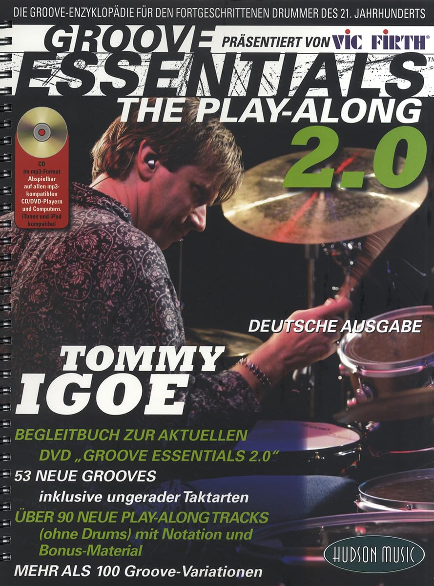 Groove Essentials - Play-Along Vol. 2.0 (German). Schlagzeug. Sheet Music