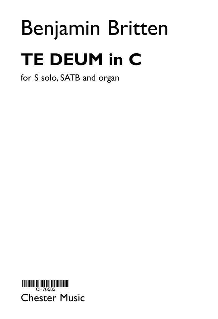 Te Deum in C Major Sheet Music