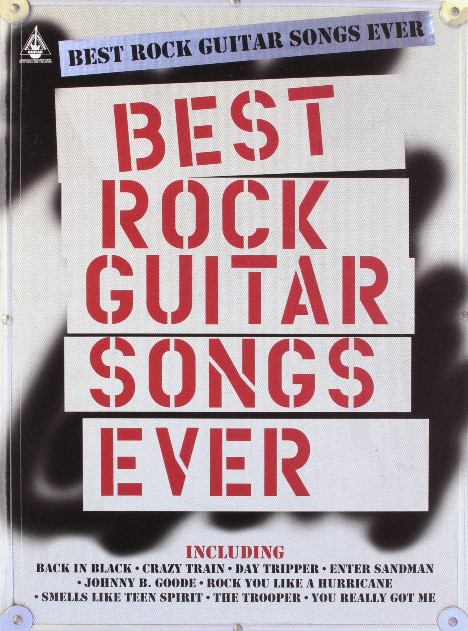 Best rock guitar songs ever guitare book