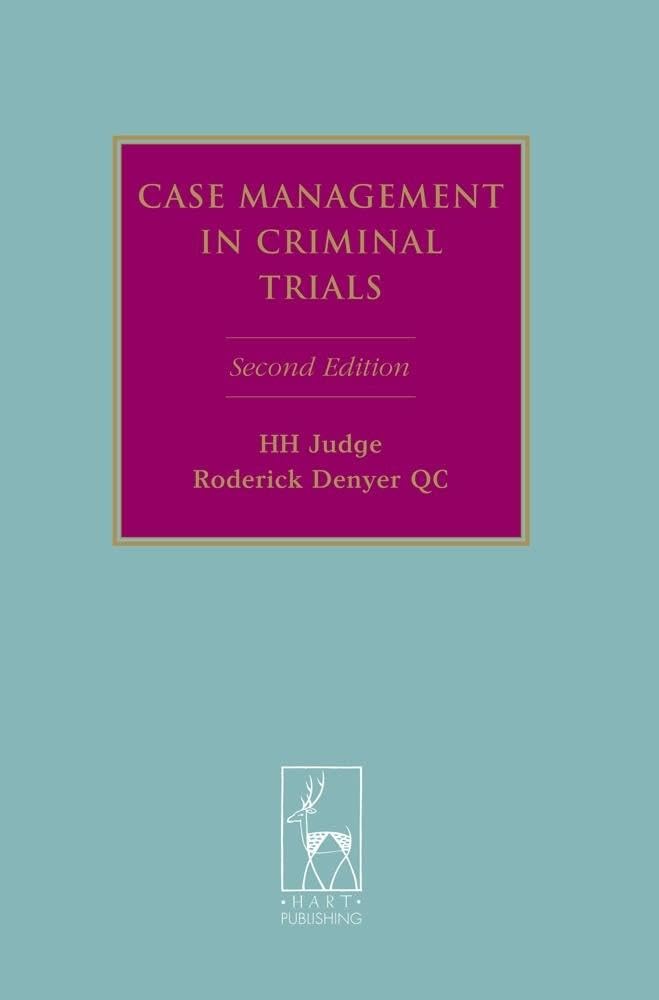 Product Image: Case Management in Criminal Trials
