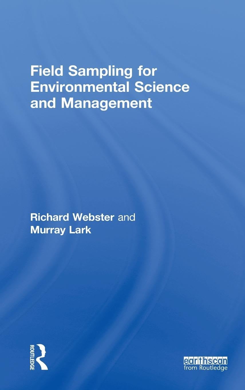 Field Sampling for Environmental Science and Management Medicine