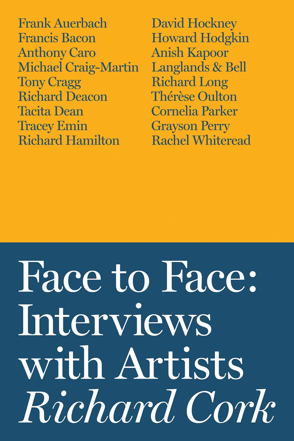 Product Image: Face to Face : Interviews with artists (Hardback)