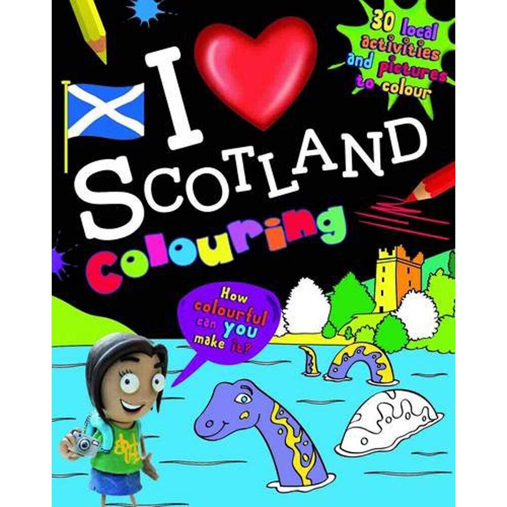 I Love Scotland Colouring Tiptoi & Games