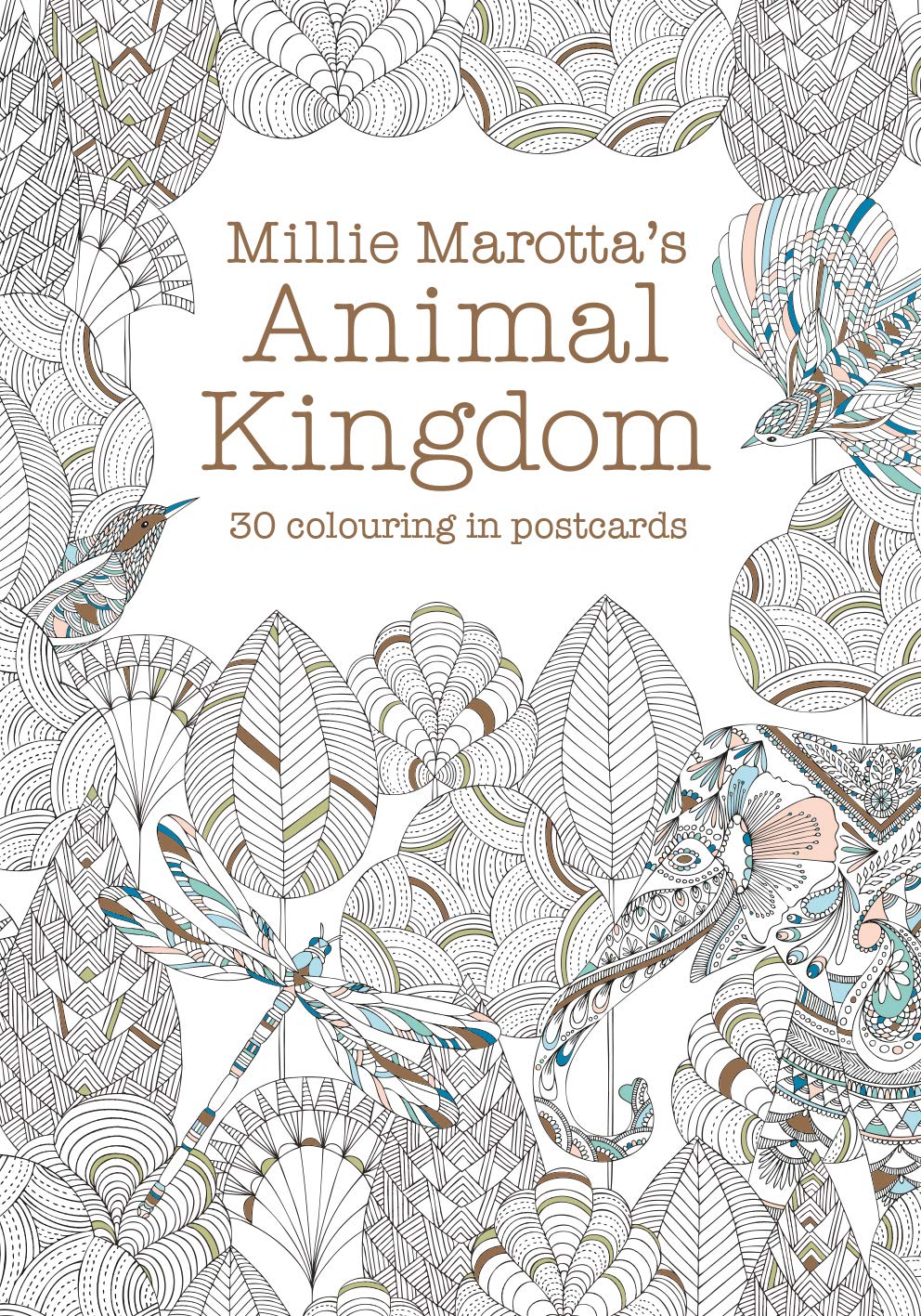 Millie Marotta's Animal Kingdom Postcard Book: 30 beautiful cards for colouring in Film, Art & Culture