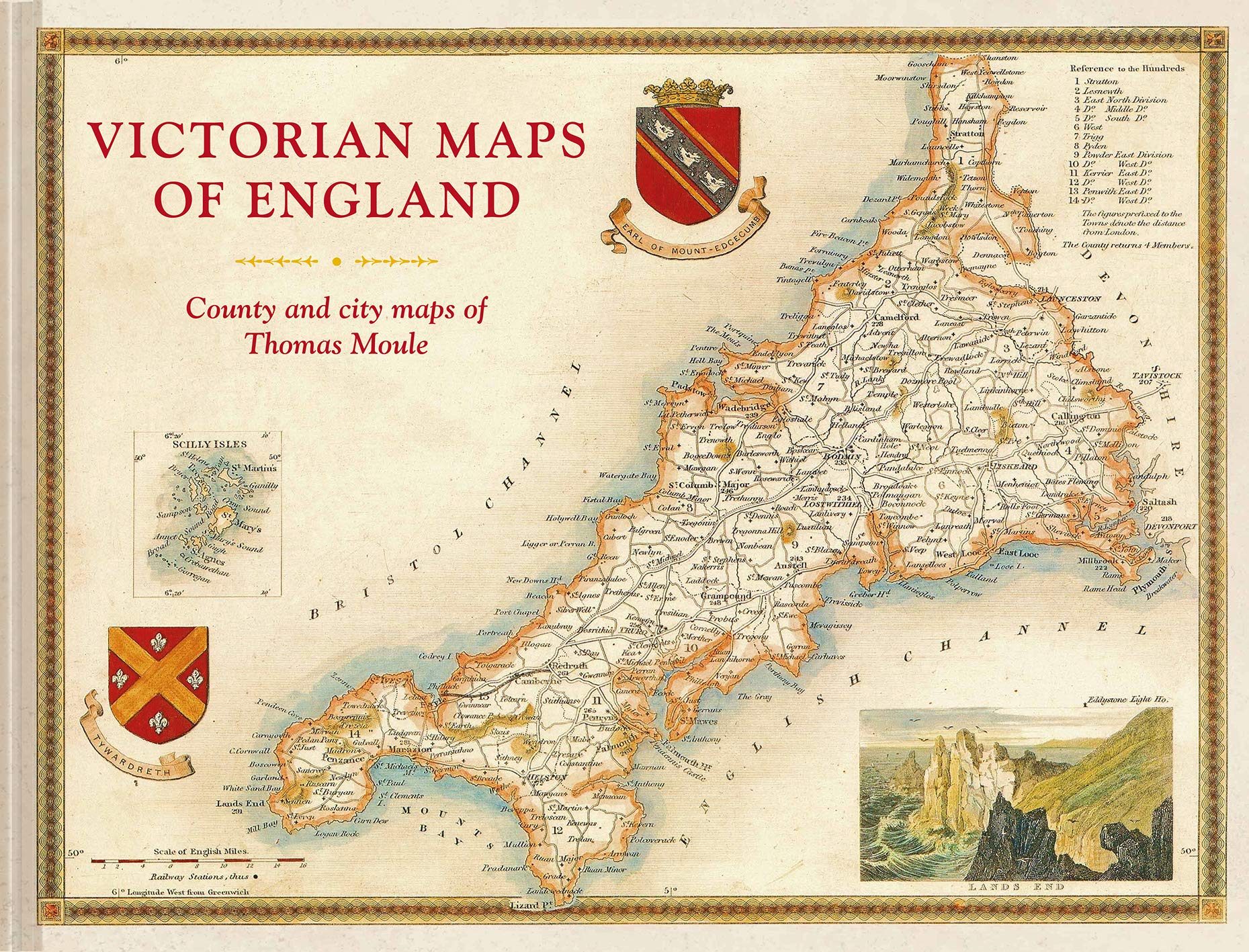 Victorian Maps of England: The county and city maps of Thomas Moule book