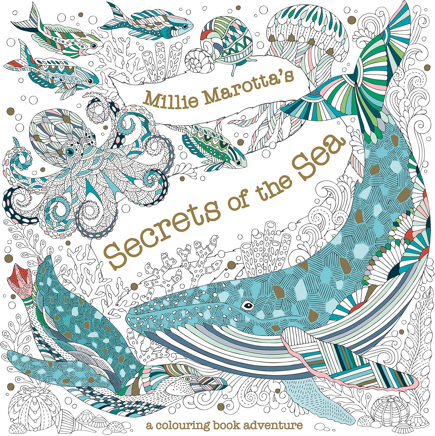 Millie Marotta's Secrets of the Sea: a colouring book adventure: 7 Books