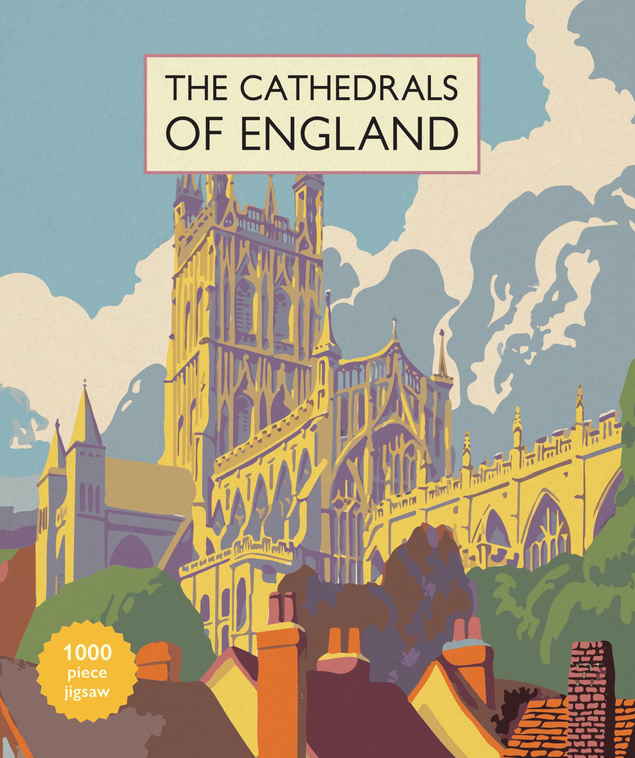 Cathedrals of England Jigsaw: 1000 Piece Jigsaw Puzzle Architecture
