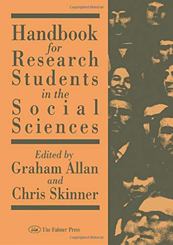 A Handbook for Research Students in the Social Sciences Natural Sciences