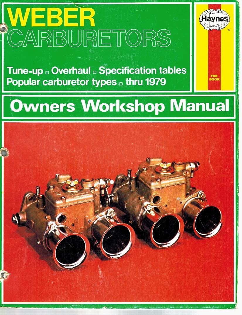 Weber Carburettors Owners Workshop Manual (Haynes Owners Workshop Manuals) Leisure, Home & Garden