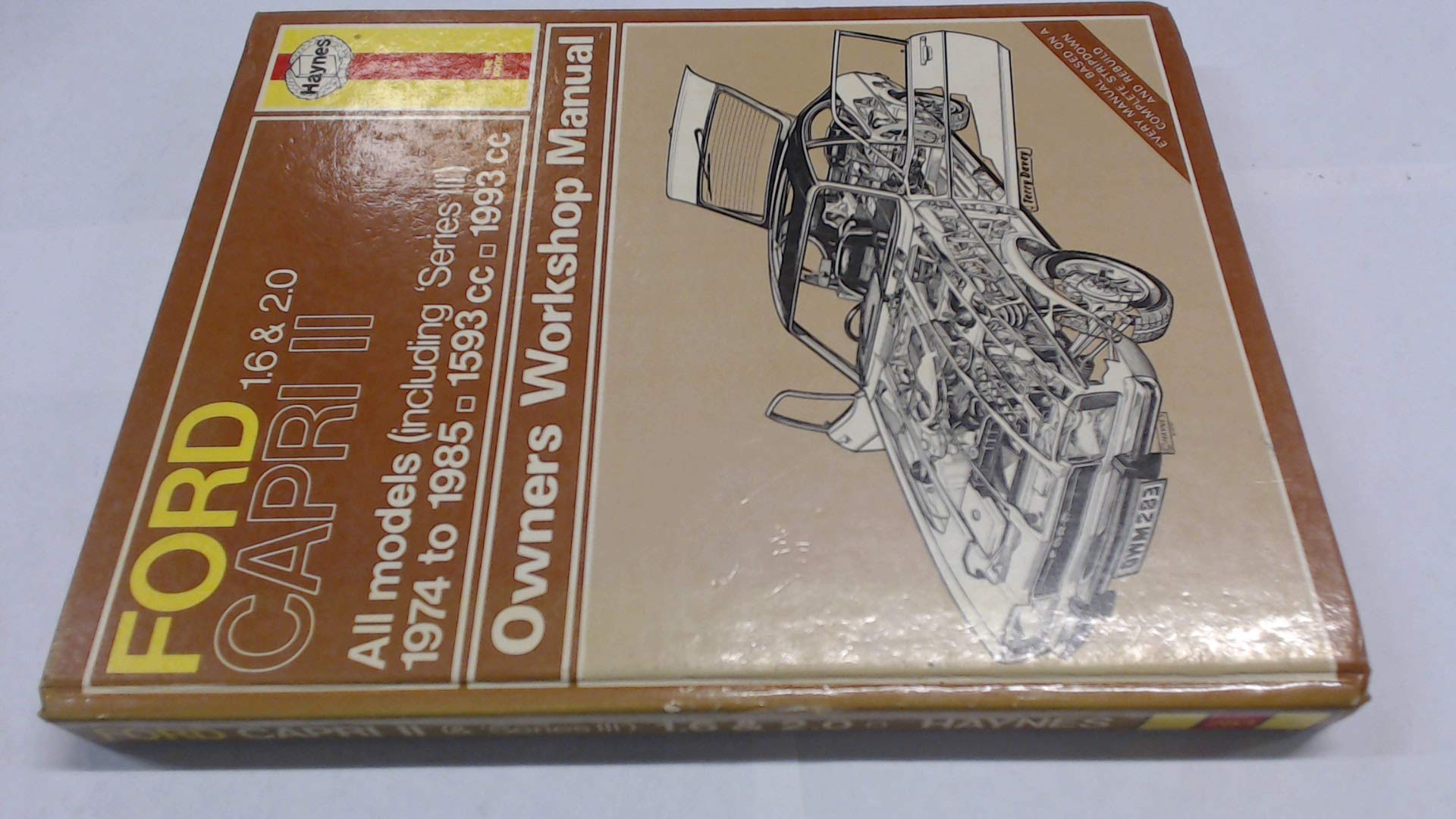 Ford 1600 and 2000 Capri II (Including Series III) 1974-85 Owner's Workshop Manual Books
