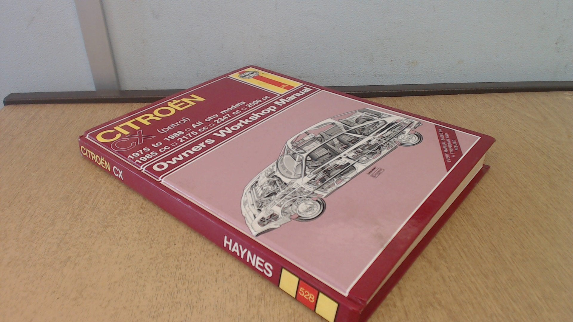 Citroen CX (Petrol)1975-88 Owner's Workshop Manual (Service & repair manuals) Leisure, Home & Garden