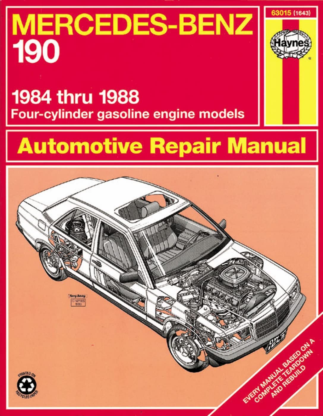 Mercedes-Benz 190, 1984-1988 (Haynes Manuals) Leisure, Home & Garden
