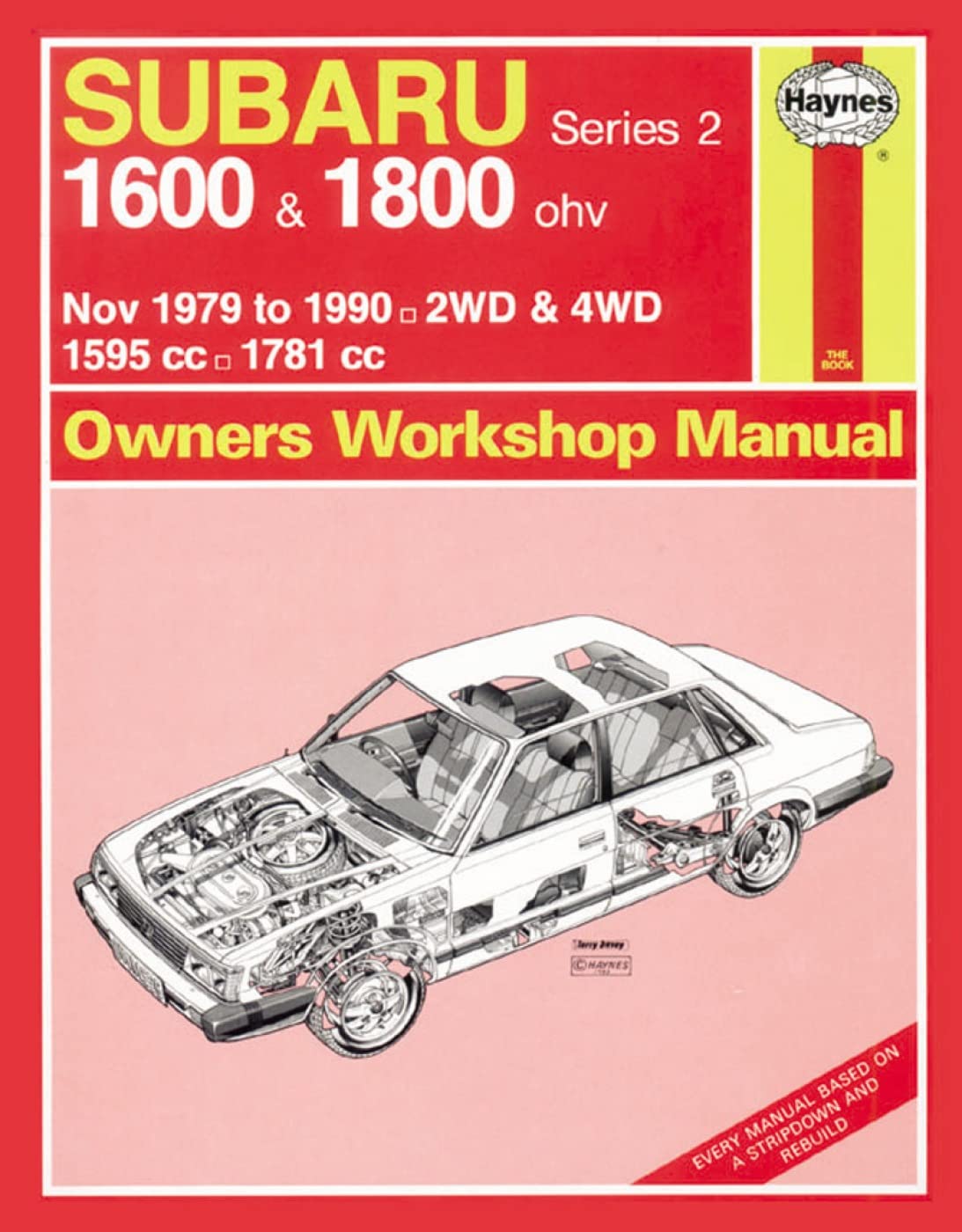 Subaru 1600 & 1800 (Nov 79 - 90) Up To H * book