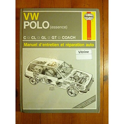 Volkswagen polo, essence tous modèles VW Polo y compris coupé, GT, commerciale et éditions limitées, spéciales 1043 cm3, 1093 et 1272 cm3 book
