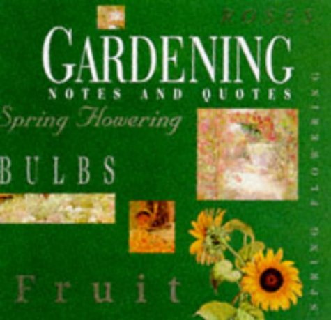 Product Image: Gardening: Notes and Quotes