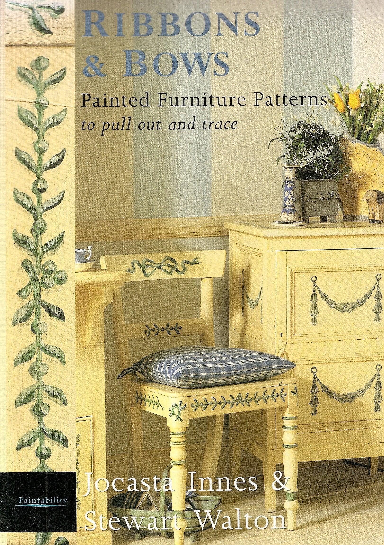 Ribbons and Bows: Painted Furniture Patterns to Pull Out and Trace Film, Art & Culture
