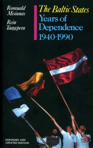 Baltic States: The Years of Dependence, 1940-90 book