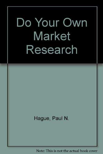 Do Your Own Market Research Business, Finance & Career