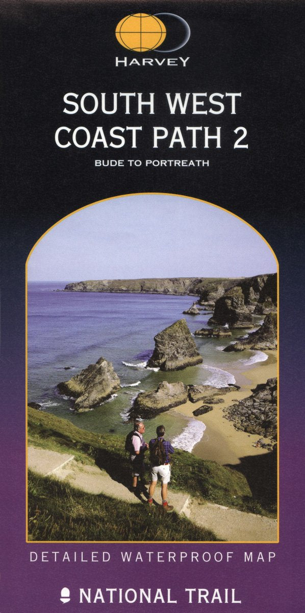 South West Coast Path 2: Bude to Portreath (Route Map) Learning & Reference