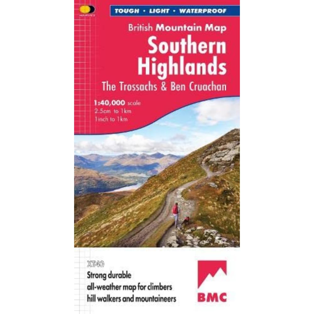 Southern Highlands: The Trossachs and Ben Cruachan (British Mountain Map) Maps & Plans