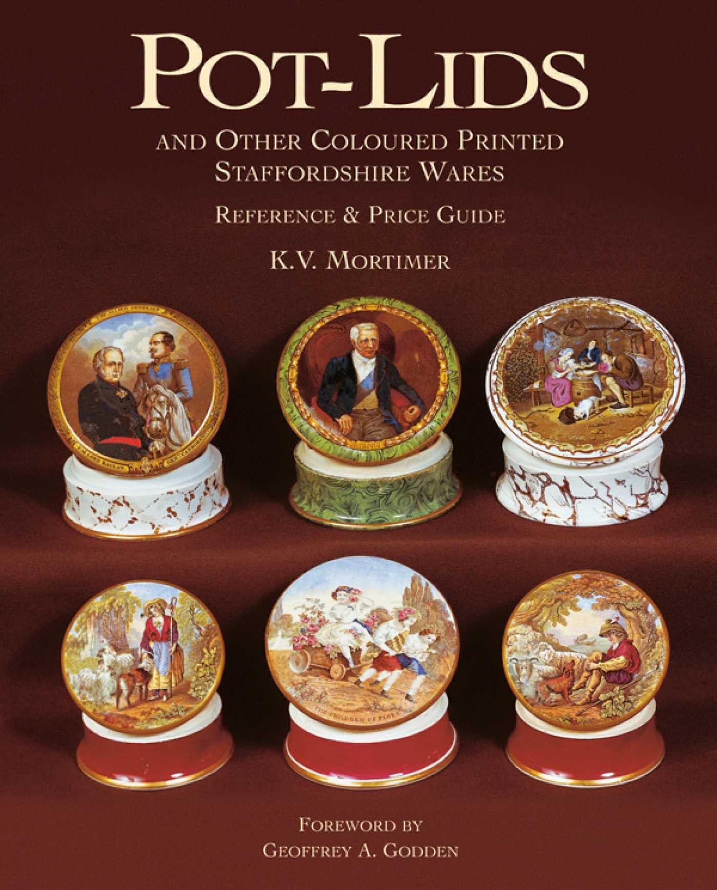 Pot-Lids and Other Coloured Printed Staffordshire Wares /anglais book