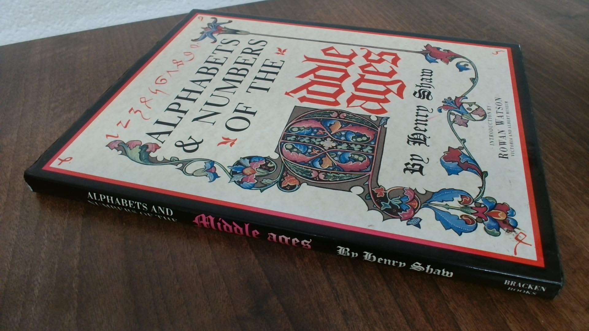 Alphabet & Numbers of Middle Ages Books