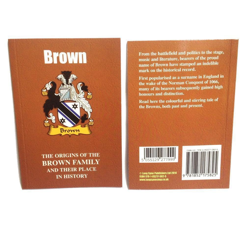 Brown: The Origins of the Brown Family and Their Place in History (English Name Mini-Book) Reference Books