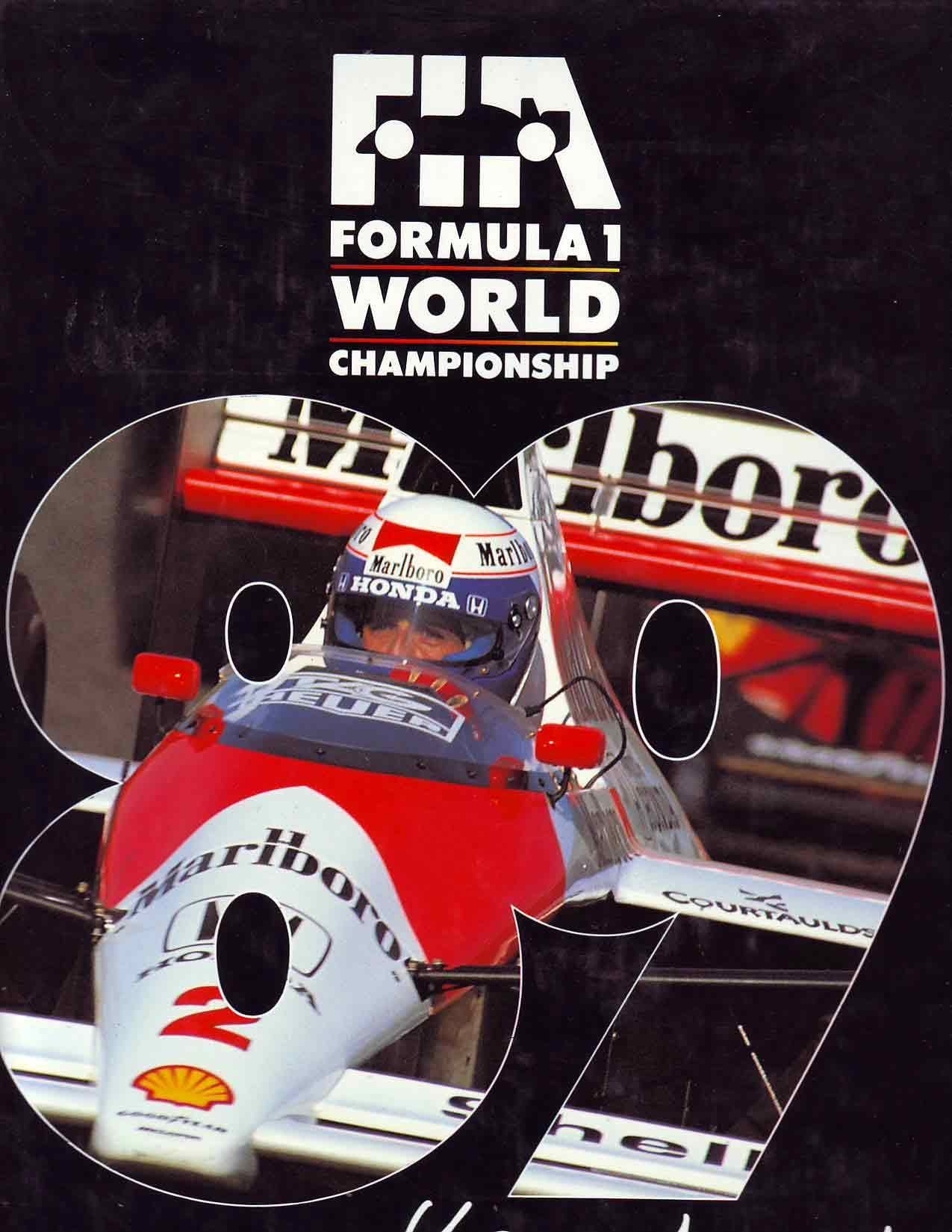 Official Federation Internationale de l'Automobile Formula One Championship Year Book 1989 Books
