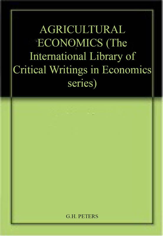 AGRICULTURAL ECONOMICS Business, Finance & Career