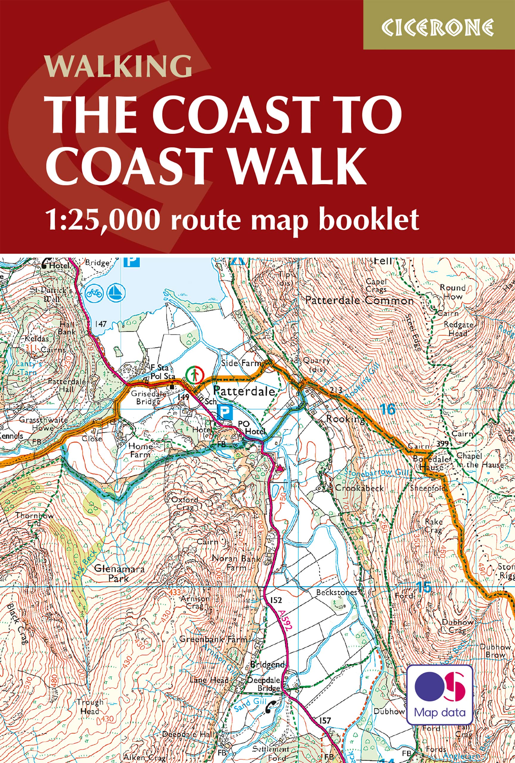 The Coast to Coast Map Booklet: 1:25,000 OS Route Map Booklet (Cicerone guidebooks) Leisure, Home & Garden