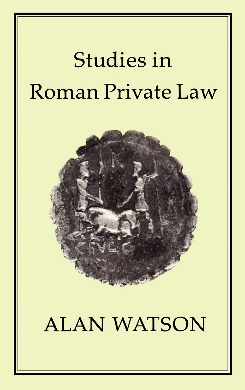 Product Image: Studies in Roman Private Law