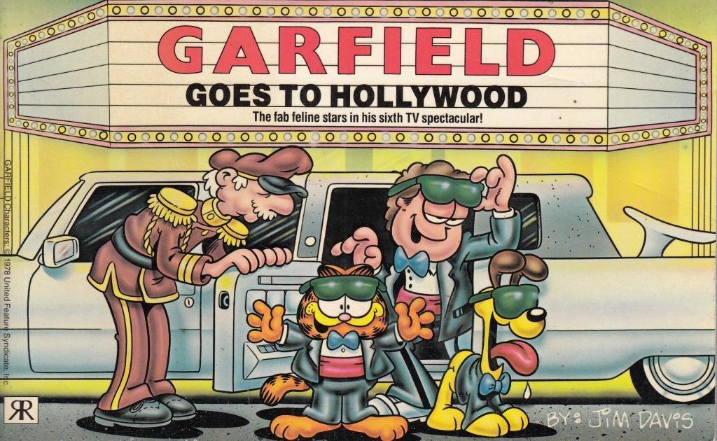 Garfield Goes to Hollywood (Garfield colour TV special) Cartoons