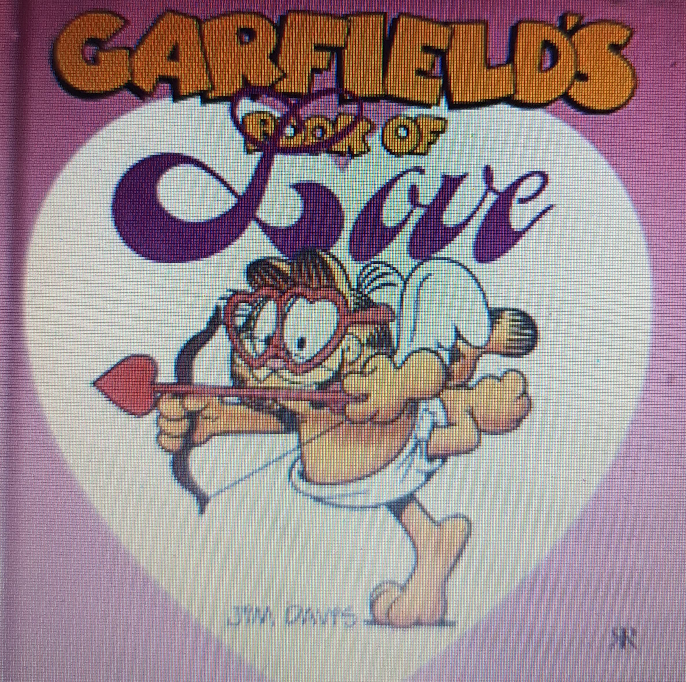 Garfield Book of Love Cartoons