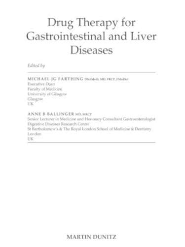 Drug Therapy for Gastrointestinal and Liver Diseases book