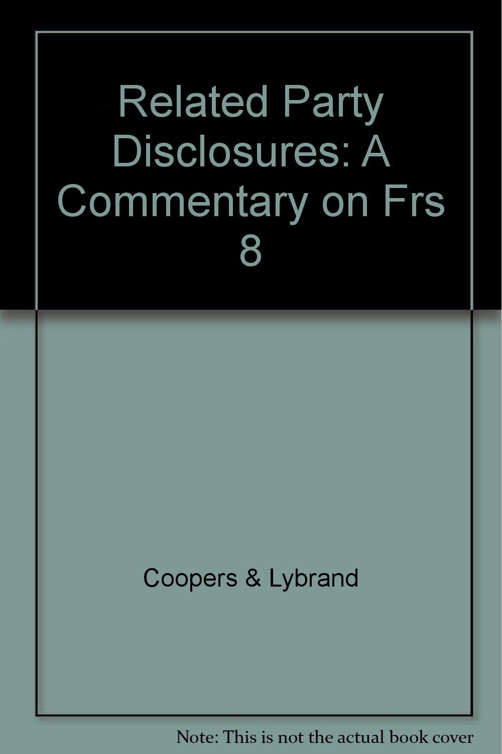 Related Party Disclosures: A Commentary on Frs 8 book