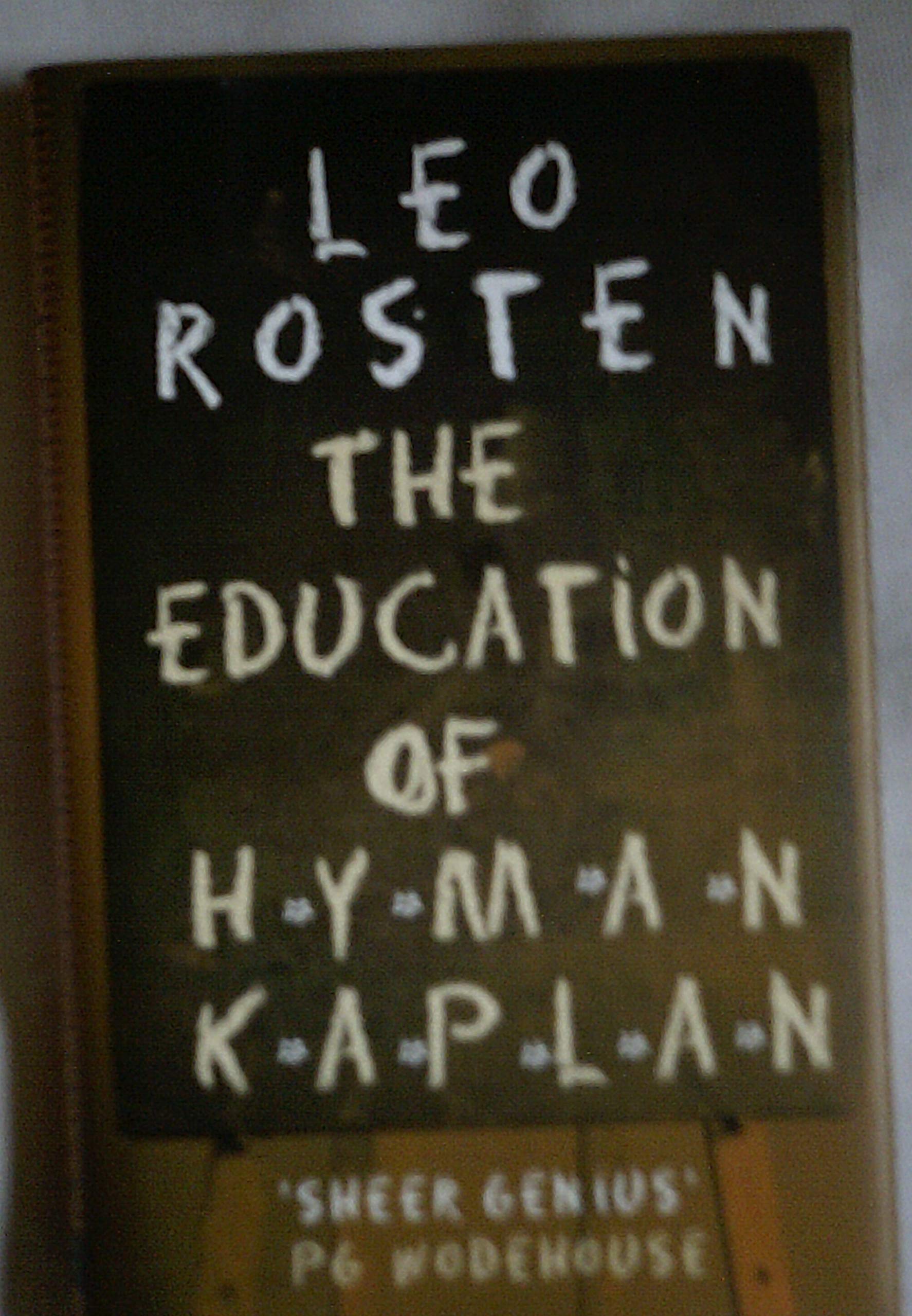 The Education of Hyman Kaplan (Prion Humour Classics S.) Contemporary literature