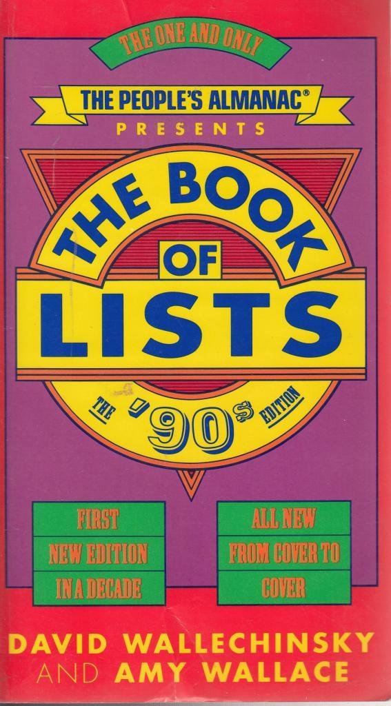 The Book of Lists: The 90's Edition Politics & History