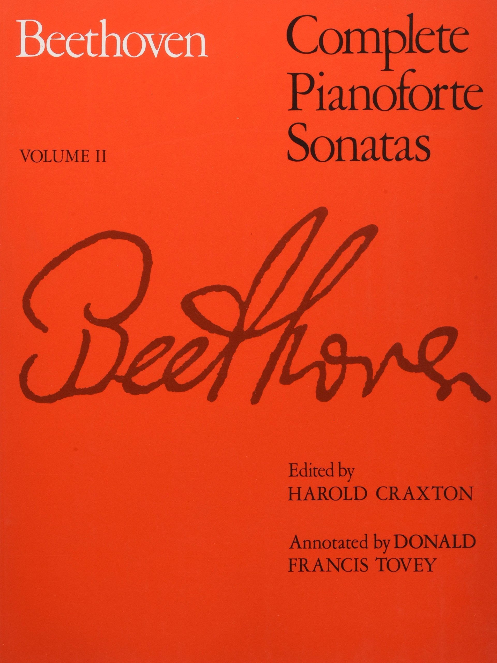 Beethoven: complete pianoforte sonatas - volume ii (abrsm edition) piano book