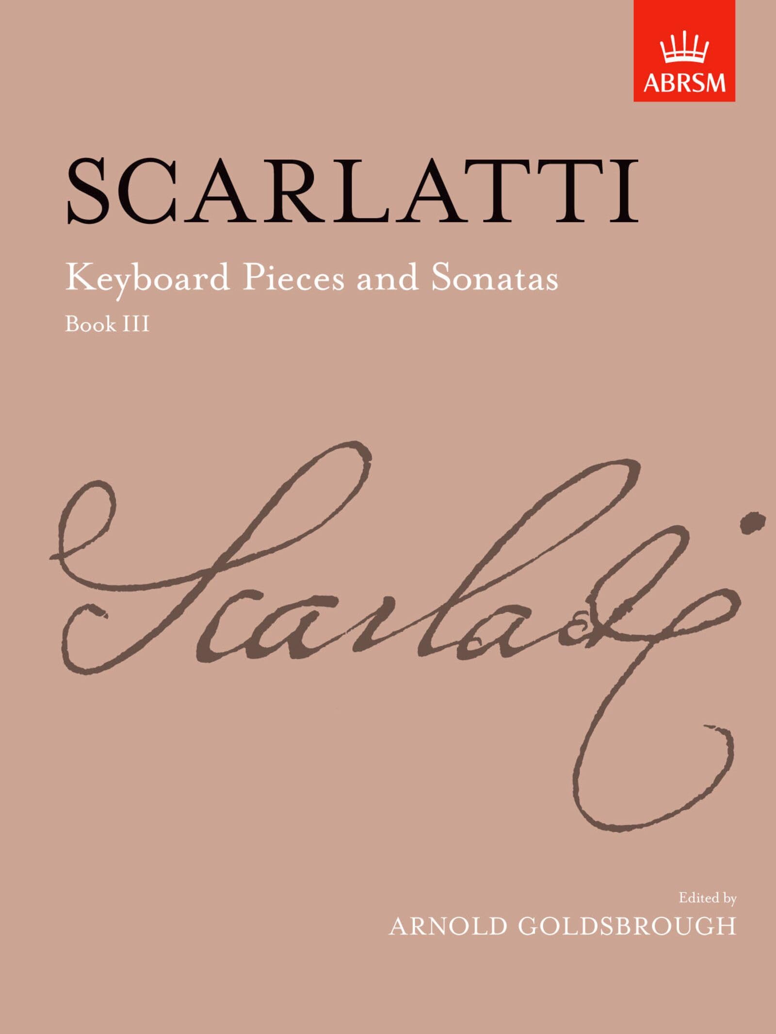 Domenico scarlatti: keyboard pieces and sonatas - book iii book