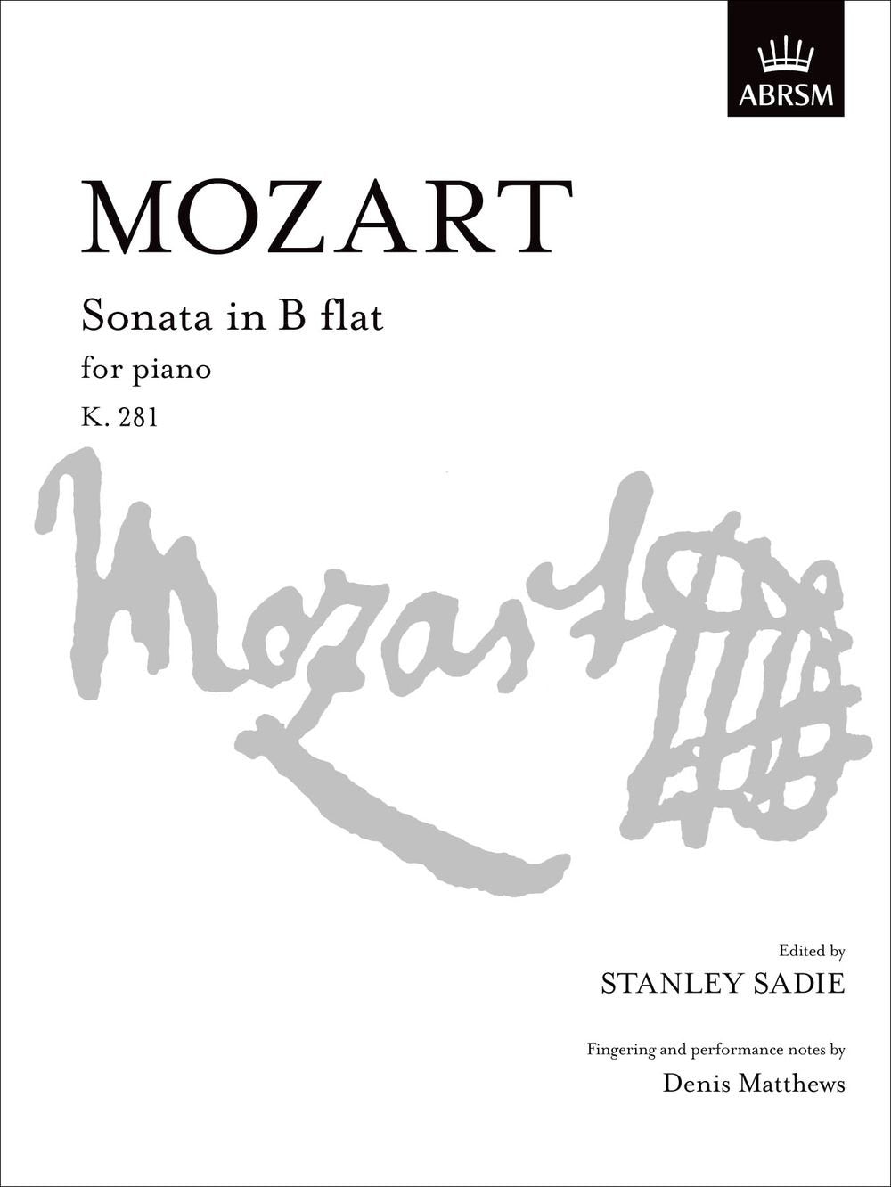 Sonata in B flat K. 281 (Signature Series (ABRSM)) Sheet Music