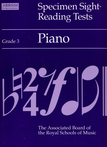 Product Image: Specimen Sight-reading Tests: Grade 3: Piano