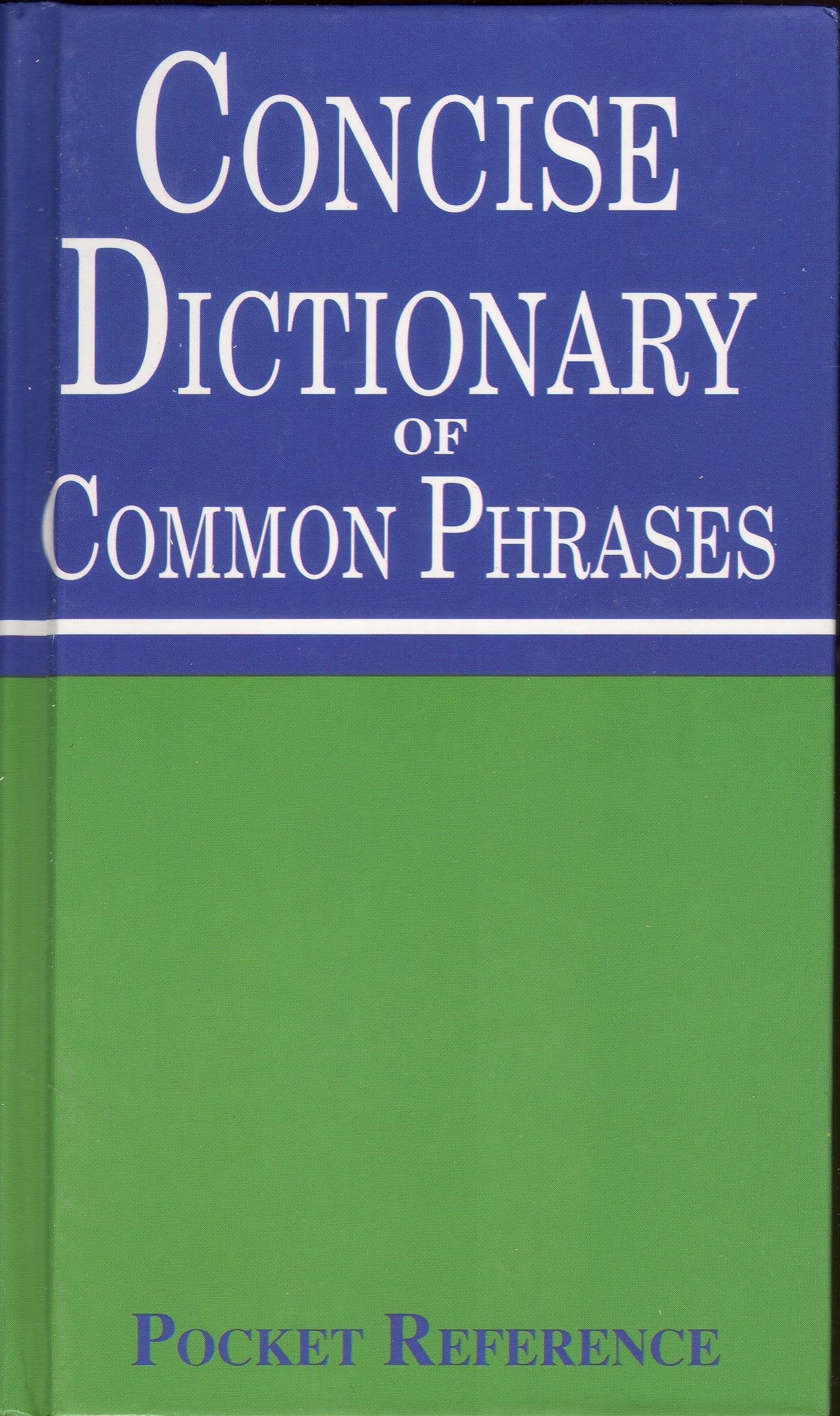 Dictionary of Common Phrases (Pocket Reference) Memories