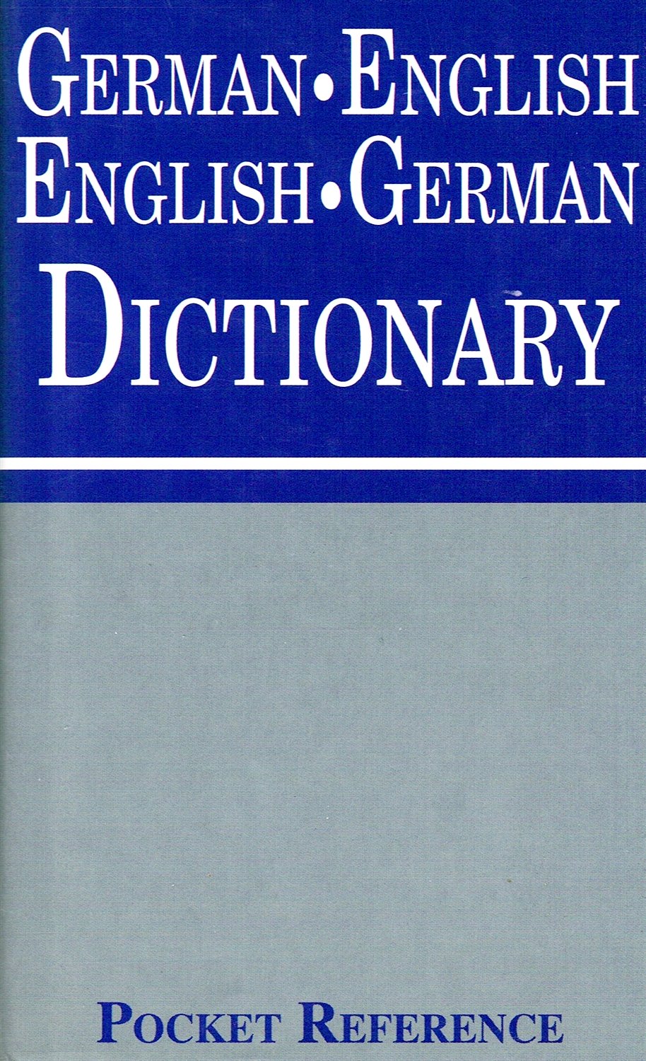 German-English, English-German Dictionary (Pocket Reference) Foreign Languages ​​& Dictionaries
