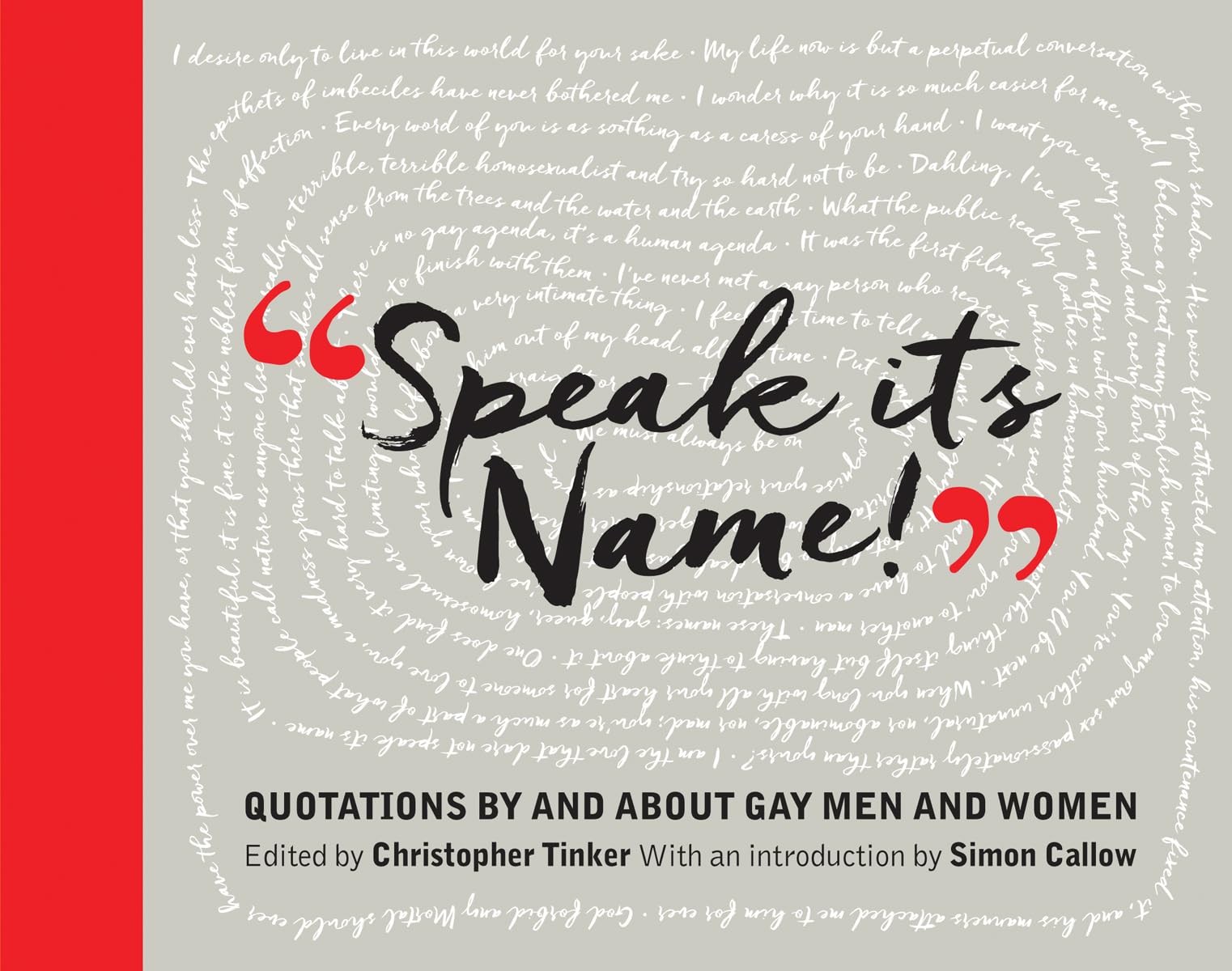Speak It´s Name ! : Quotations by and about gay men and women Books