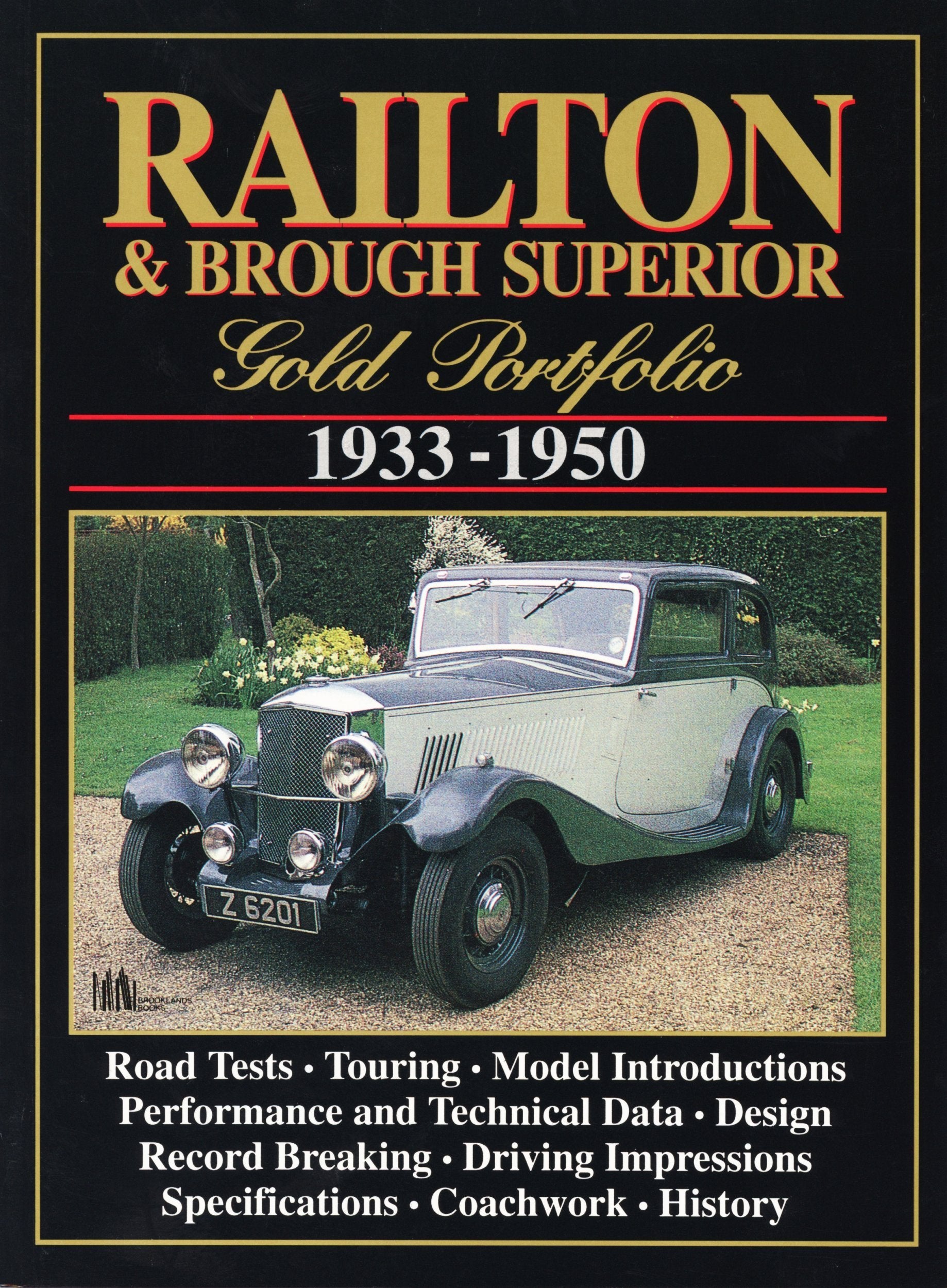 Railton & Brough Superior Gold Portfolio 1933-50 book