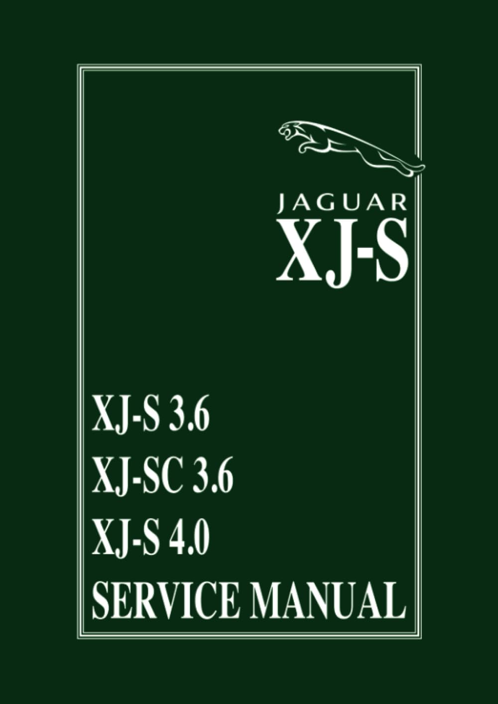 Jaguar XJ-S 3.6 & 4.0 Workshop Manual: AKM9063 book