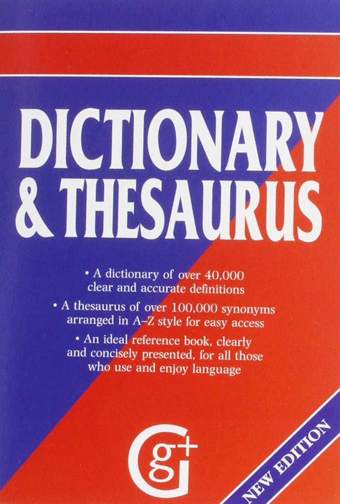 Dictionary and Thesaurus General education