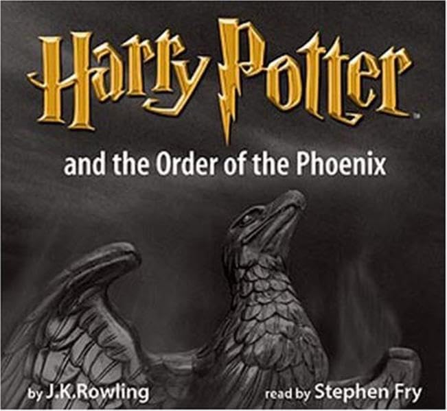 Harry Potter and the Order of the Phoenix: vollständig gelesen von Stephen Fry, Adult Cover Contemporary literature Books