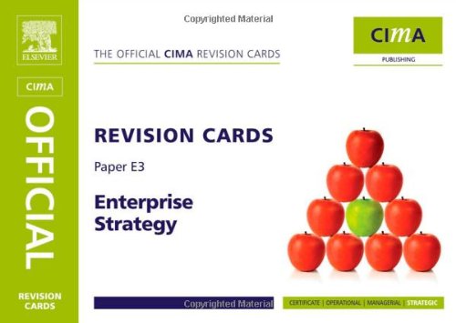 Enterprise Strategy Cima Revision Cards: Paper E3: Strategic Level Paper E3 Business, Finance & Career